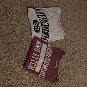 Two abercrombie and finch t-shirts